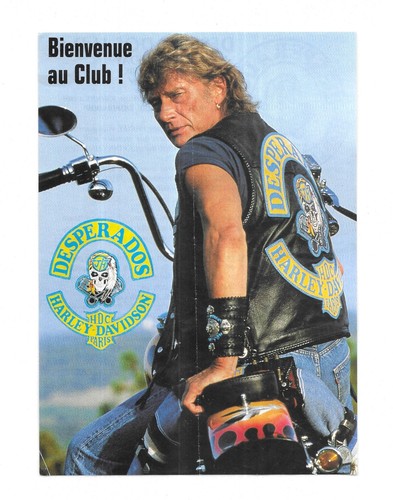 Rare flyer johnny hallyday - -,