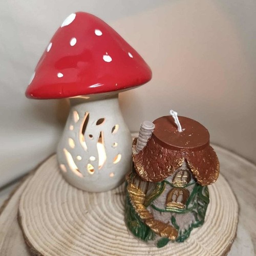 Bougie figurine maison - bougie,