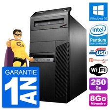 PC Tour Lenovo ThinkCentre M93p Intel G3220 RAM 8Go Disque 250Go Windows 10 Wifi