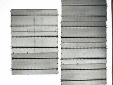 7 Rails pour circuit de voiture électrique Jouef 1ère génération ref 310 gris