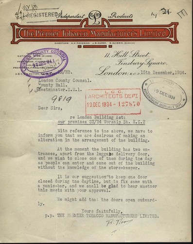 1934 premier tabac fabricants - premier,