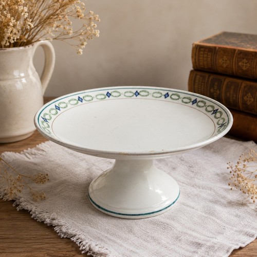 Compotier ancien porcelaine - en,