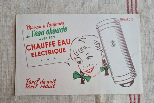 Ancien buvard publicitaire - ancien,