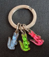 Ancien Porte-clé Publicitaire Crocodile LACOSTE Années 60