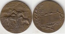 Médaille en bronze Française les chiens de chasse