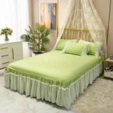 1PC Coton Lit Drap Jupe
