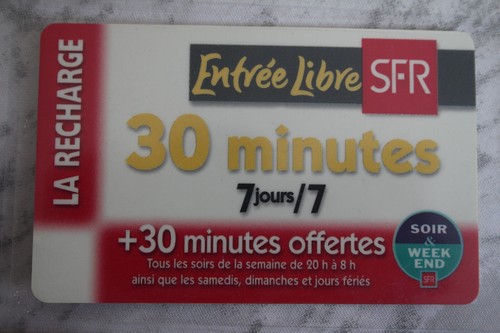 Telecarte sfr recharge - la,
