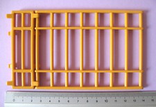 Playmobil - Zoo grille d'enclos jaune plus connecteur (réf 3634, 3650)