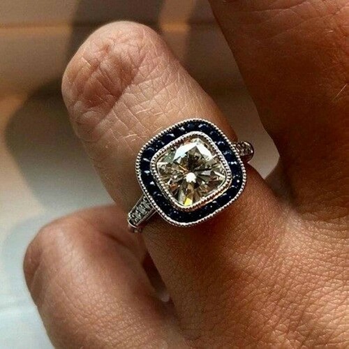 Bague fiançailles vintage - de,