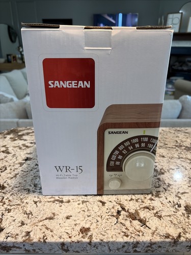 Sangean radio receiver - am/fm,