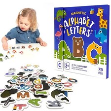 Lettre Magnetique Enfant Lettres Magnetiques 78 Alphabet Magnetique Majuscule...