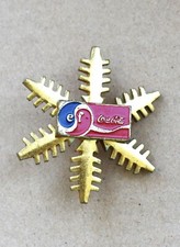 RARE Insigne, broche de ski " Challenge ESF étoile d'or " sponsorisé Coca Cola