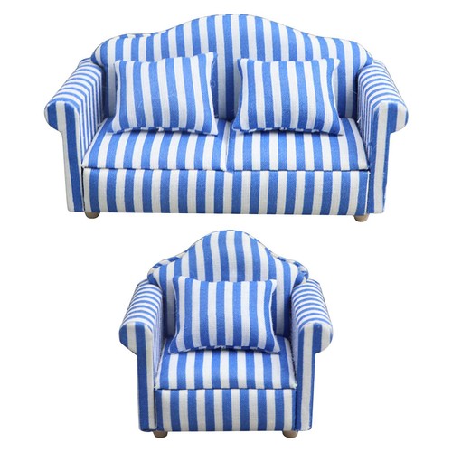 Dollhouse miniature sofa - 1:12,