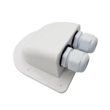 Passe-câble solaire, double