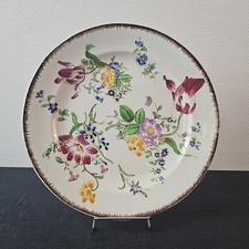 Plat Rond Faience Ancienne