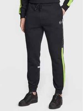 Pantalon jogging noir et vert
