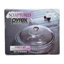 NOS Vintage Pyrex Sculptured