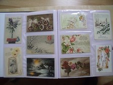 Classeur de 280 CPA sur le thème de la bonne année