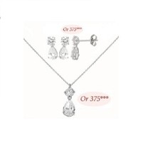 Parure 3PC CHAINE+PEND+ B.O