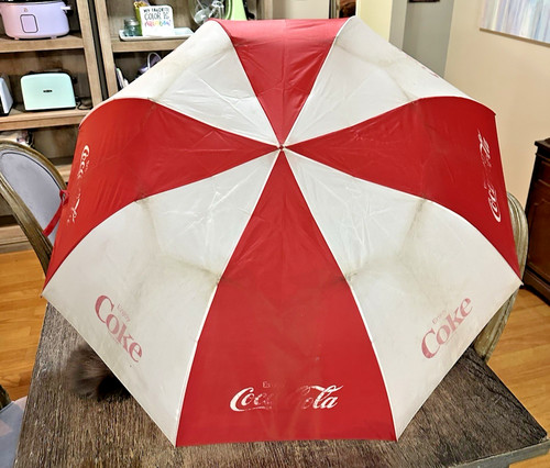 Coca cola vintage umbrella - coca,