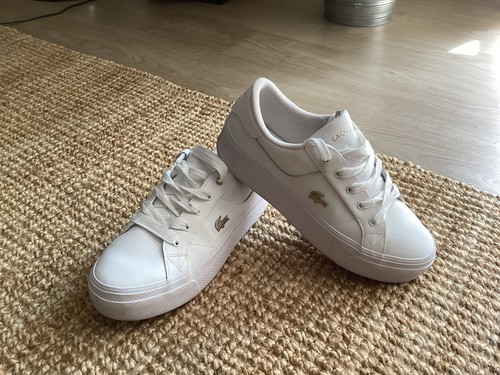 Baskets compensées lacoste - baskets,