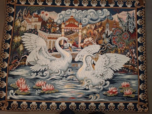 Tapisserie marc waymel lac des - tapisserie,