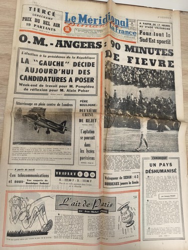Ancien journal marseille - journal, om