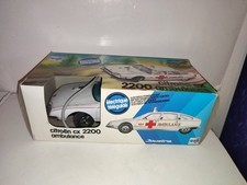 JOUSTRA VOITURE TOLE CITROEN CX 2200 AMBULANCE TELEGUIDE 1/12 BOITE BEL ETAT