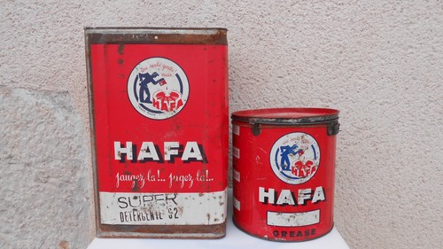 Ancien bidon huile hafa - bidon,