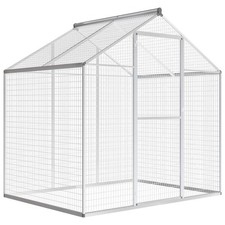 Volière Extérieur Aluminium 183x178x194 cm Parc Caisse Cage Enclos vidaXL