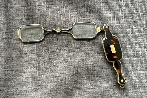 Lorgnon face main lunettes - à,