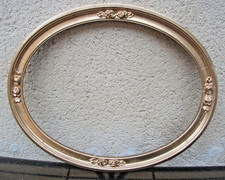 Cadre XIXème ovale en bois