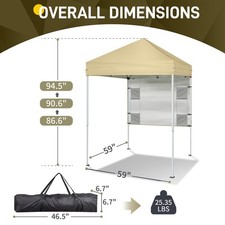 5x5ft Pop Up Canopy Tent