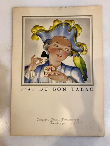 Ancien menu paquebot liberte - ancien,