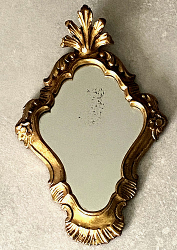 Petit miroir style louis - louis, xv