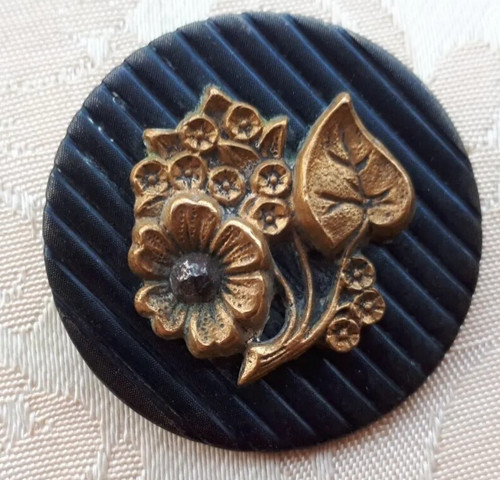 Bouton metal art nouveau - ,