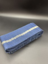 Matériau trempé vintage japonais Yukata Obi couleur bleue fabriqué au Japon