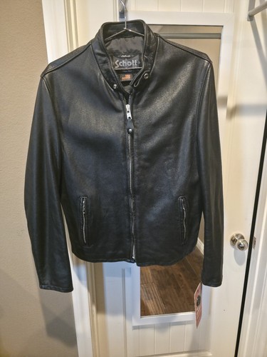 Schott nyc 654vn - nyc, ‘vintaged
