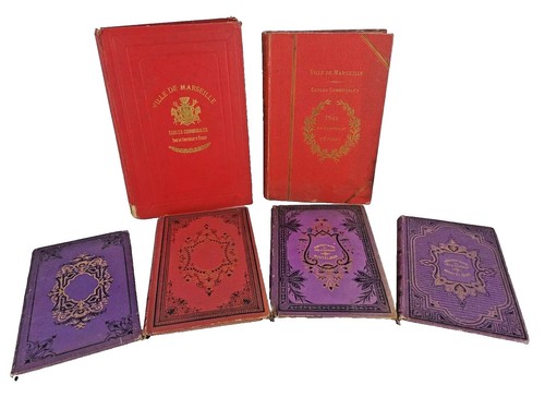 Lot anciens livres scolaires - d'anciens,