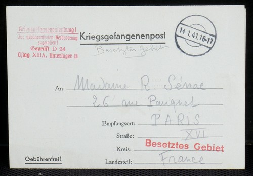 Kriegsgefangenenpost