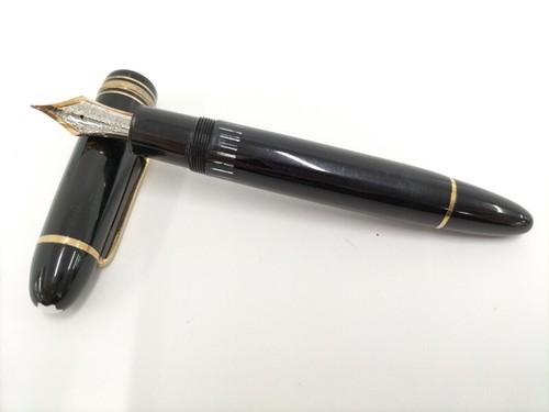 Stylo plume noir montblanc - plume,
