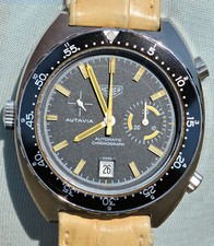 Chrono D'Époque Ans '70 Heuer AUTAVIA Automatique Rare Calibre 15 Avec Bracelet