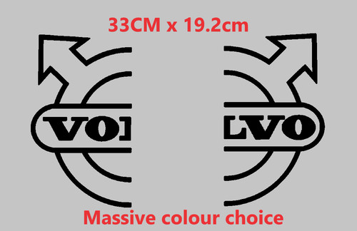 Volvo truck window decals - x, 2