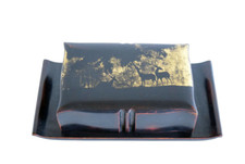 DISTRIBUTEUR A CIGARETTES BOIS NOIRCI VINTAGE 