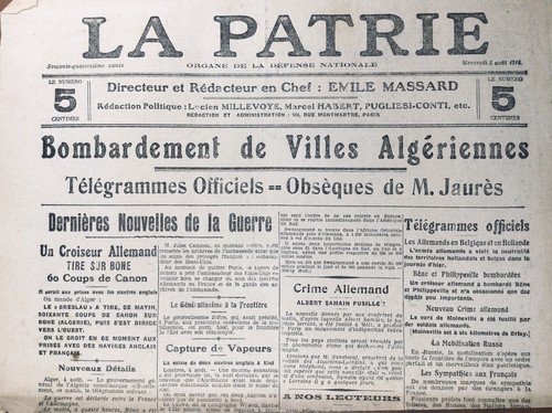 Jean jaurès assassiné 1914 - jean,