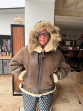 bombardier cuir B3 Avirex avec capuche