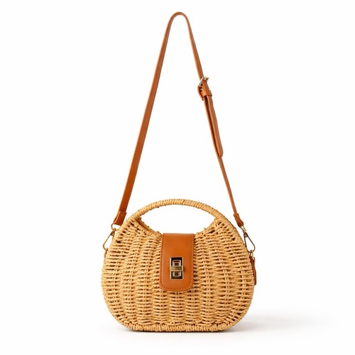 Sac bandoulière femme - , paille