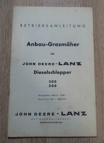John deere lanz tractor - deere, 300