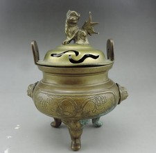 brûle parfum en bronze