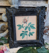 ANCIEN CADRE EN BOIS NOIRCI